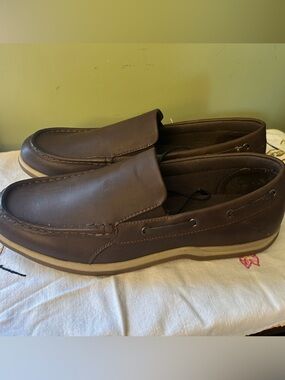 Men’s St. John's Bay Oakdale Slide-On Boat Shoes size 12